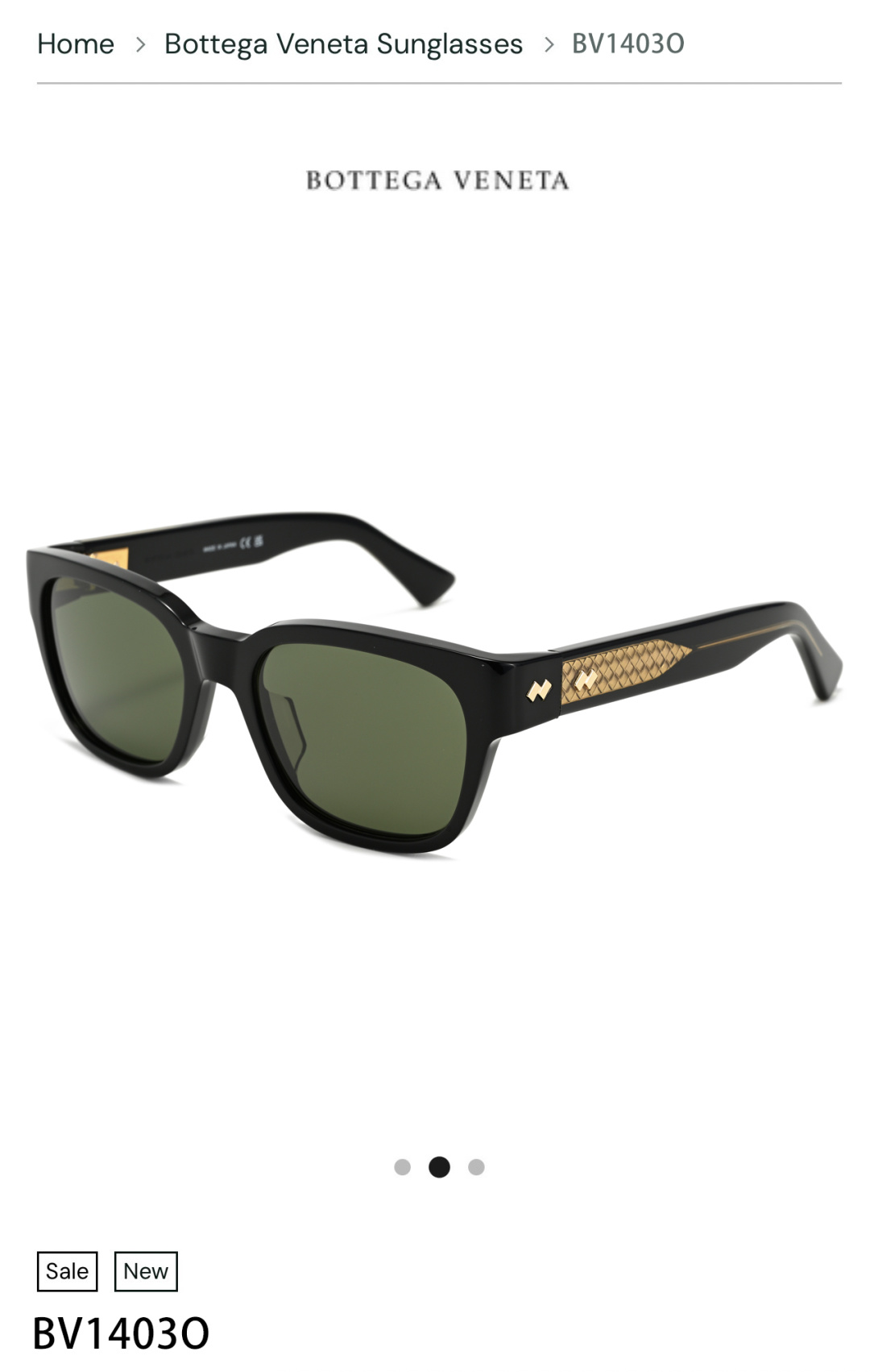 Bottega Venet*Mod ：BV1403OSize ：52口19-140