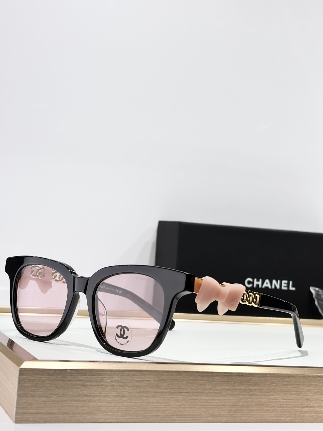 CHANEL蝴蝶结可拆卸MODEL：CH9226QSIZE：47口20-142