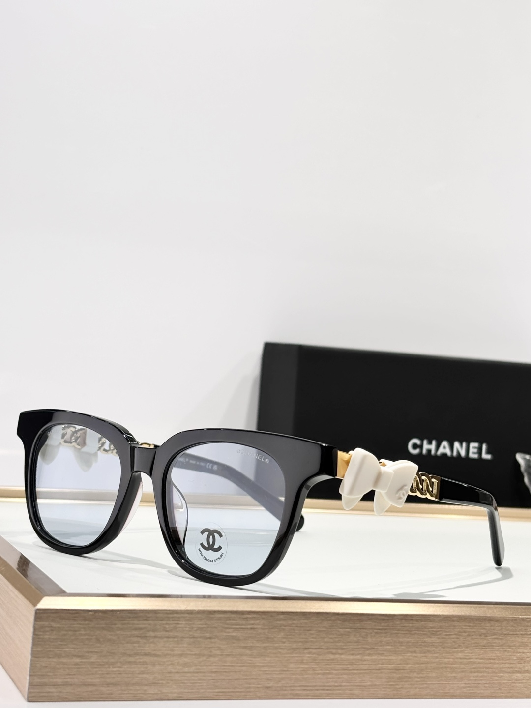 CHANEL蝴蝶结可拆卸MODEL：CH9226QSIZE：47口20-142