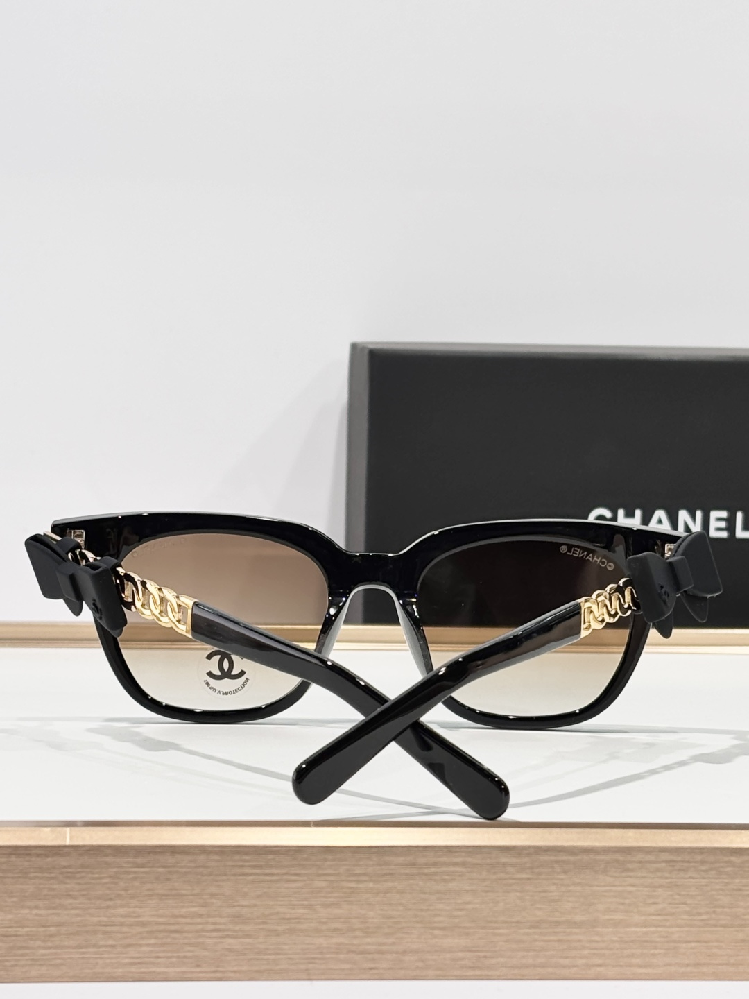 CHANEL蝴蝶结可拆卸MODEL：CH9226QSIZE：47口20-142