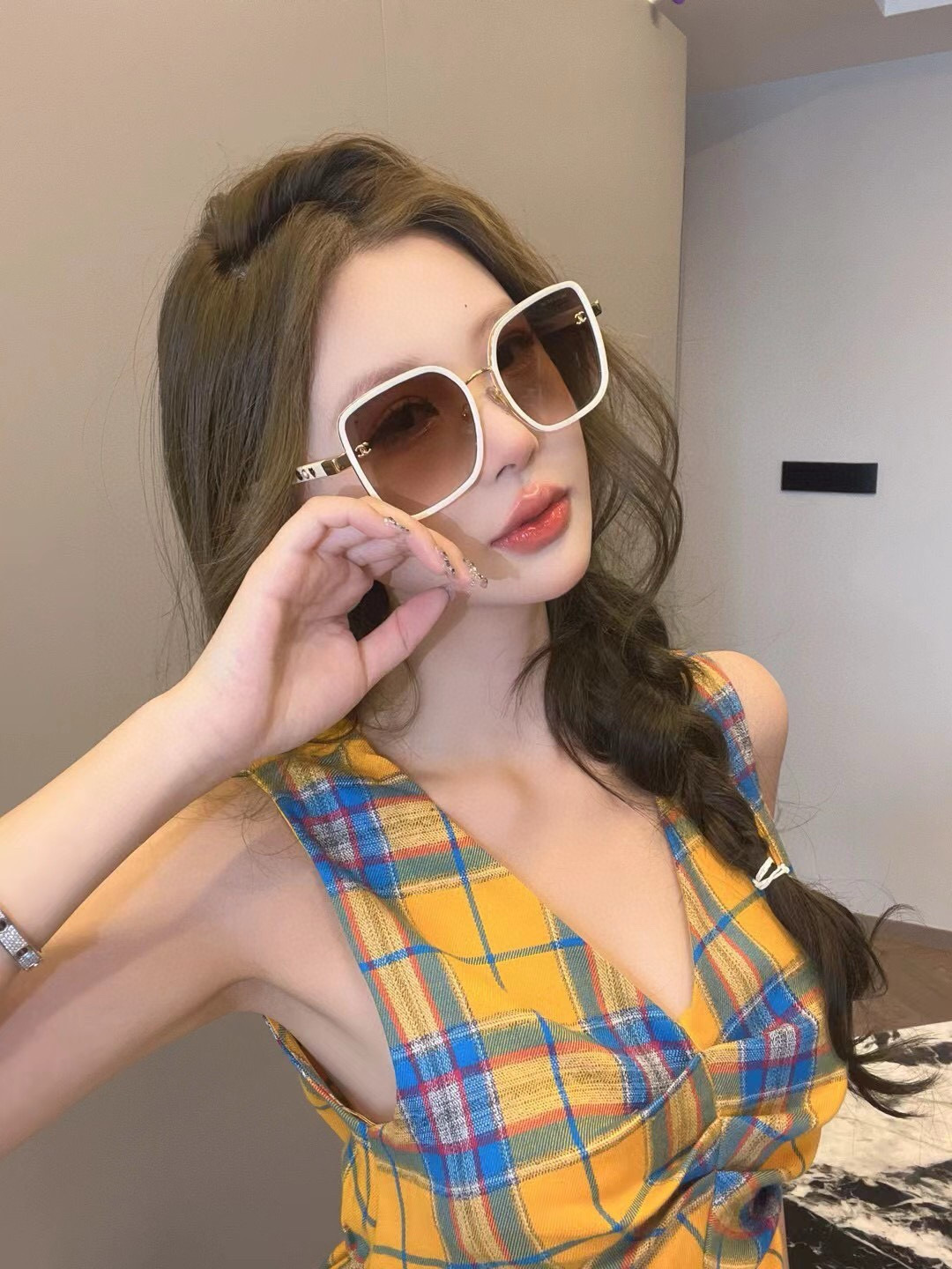 𝐂𝐇𝐀𝐍𝐄𝐋新品香奈2⃣️ CH8823火爆全网的新面孔全新升级版精致山茶花系列💗size：58口-18