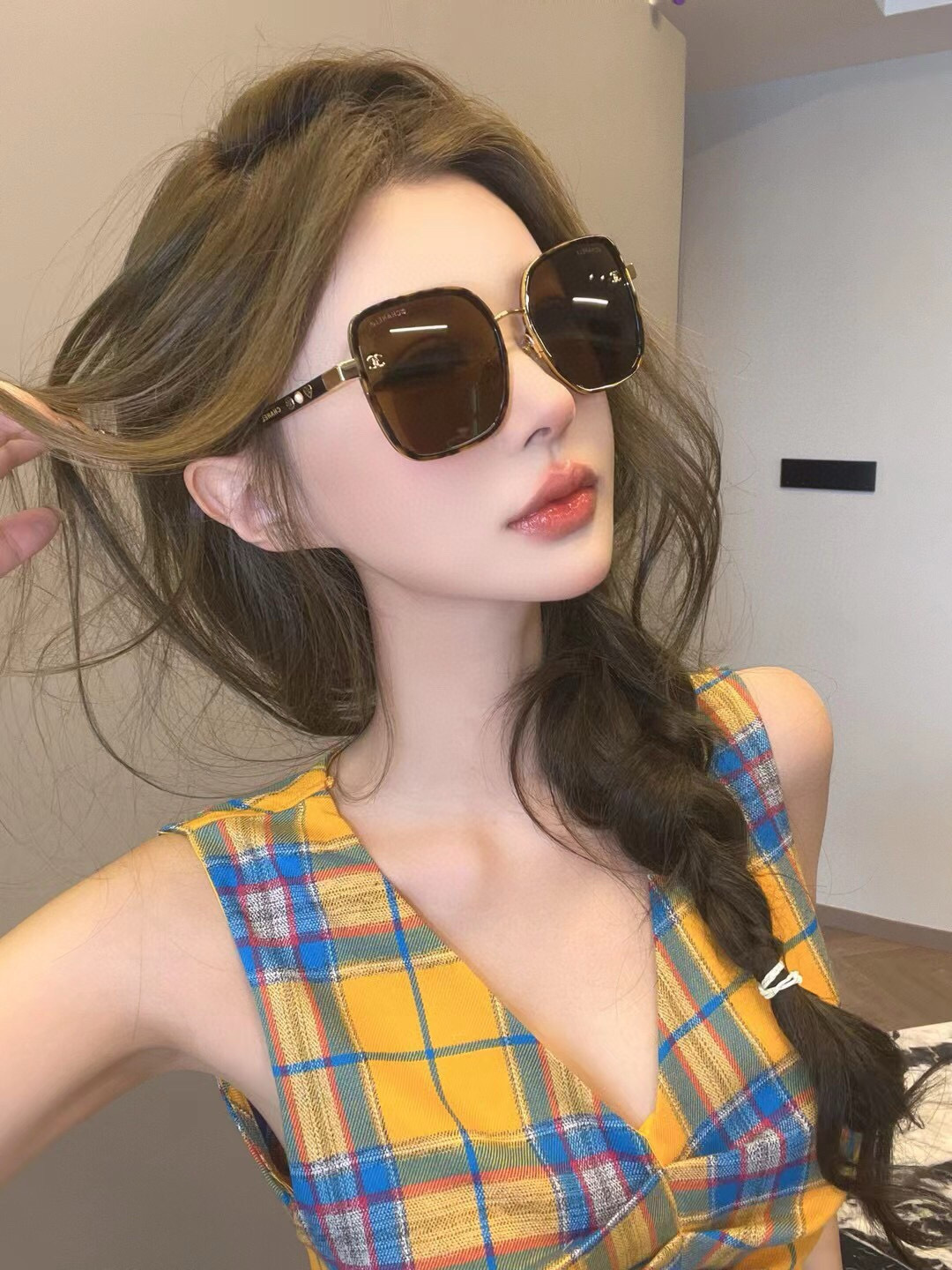 𝐂𝐇𝐀𝐍𝐄𝐋新品香奈2⃣️ CH8823火爆全网的新面孔全新升级版精致山茶花系列💗size：58口-18