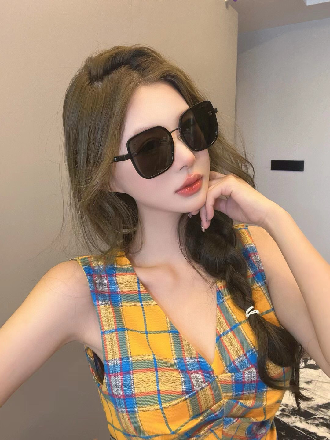 𝐂𝐇𝐀𝐍𝐄𝐋新品香奈2⃣️ CH8823火爆全网的新面孔全新升级版精致山茶花系列💗size：58口-18