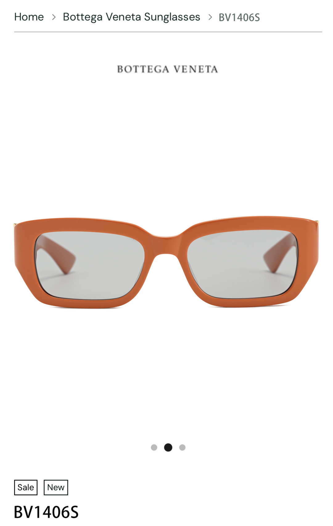 BOTTEGA VENET*MODEL：BV1406SSIZE:53口18-145