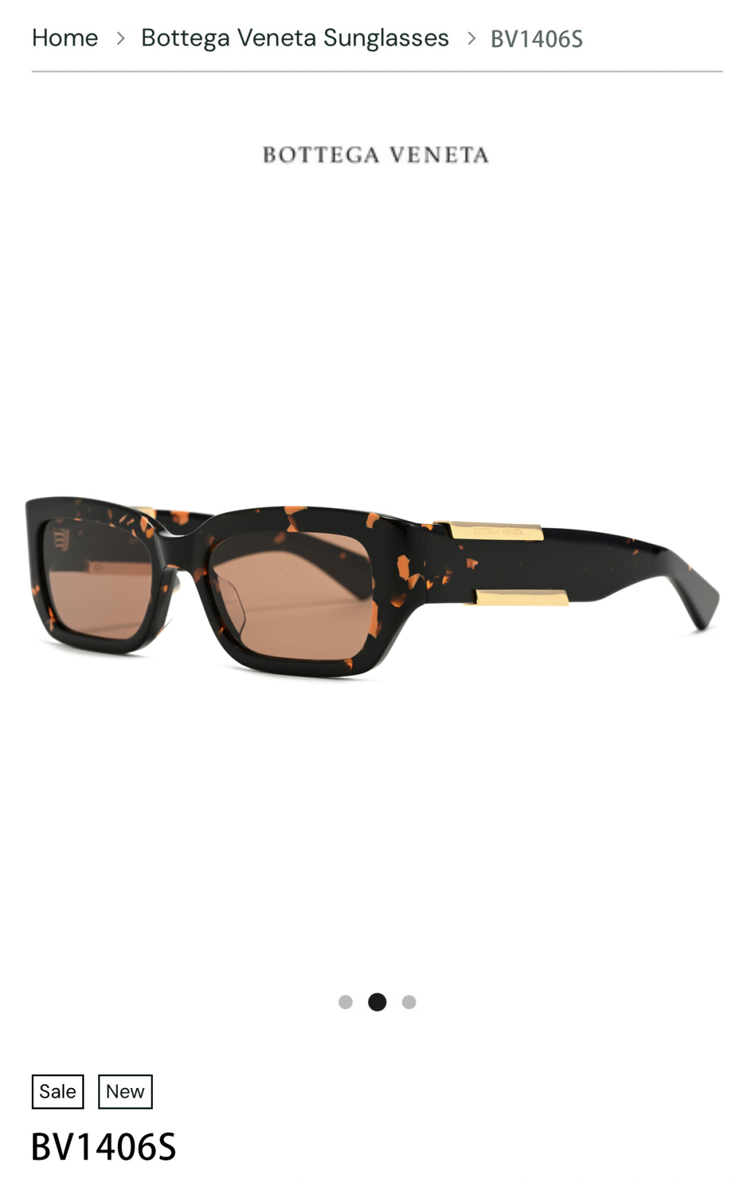 BOTTEGA VENET*MODEL：BV1406SSIZE:53口18-145