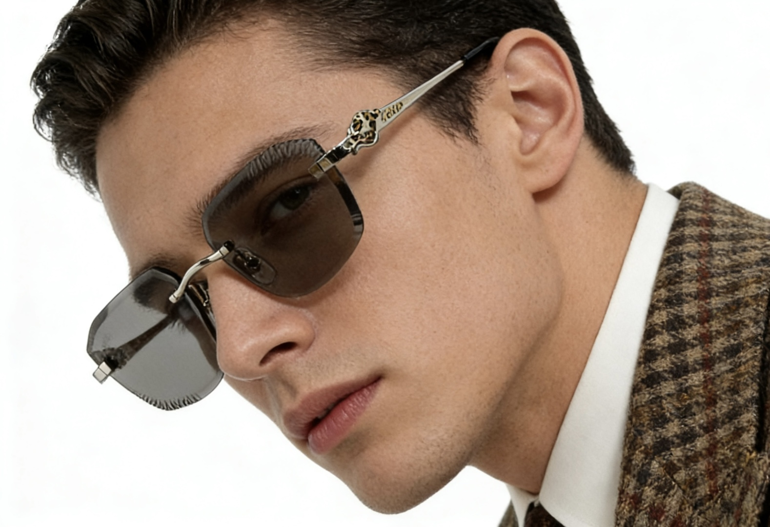 CartierMOD：CT0825SSize：56口20-135k金电镀 不假黄Photo chromi