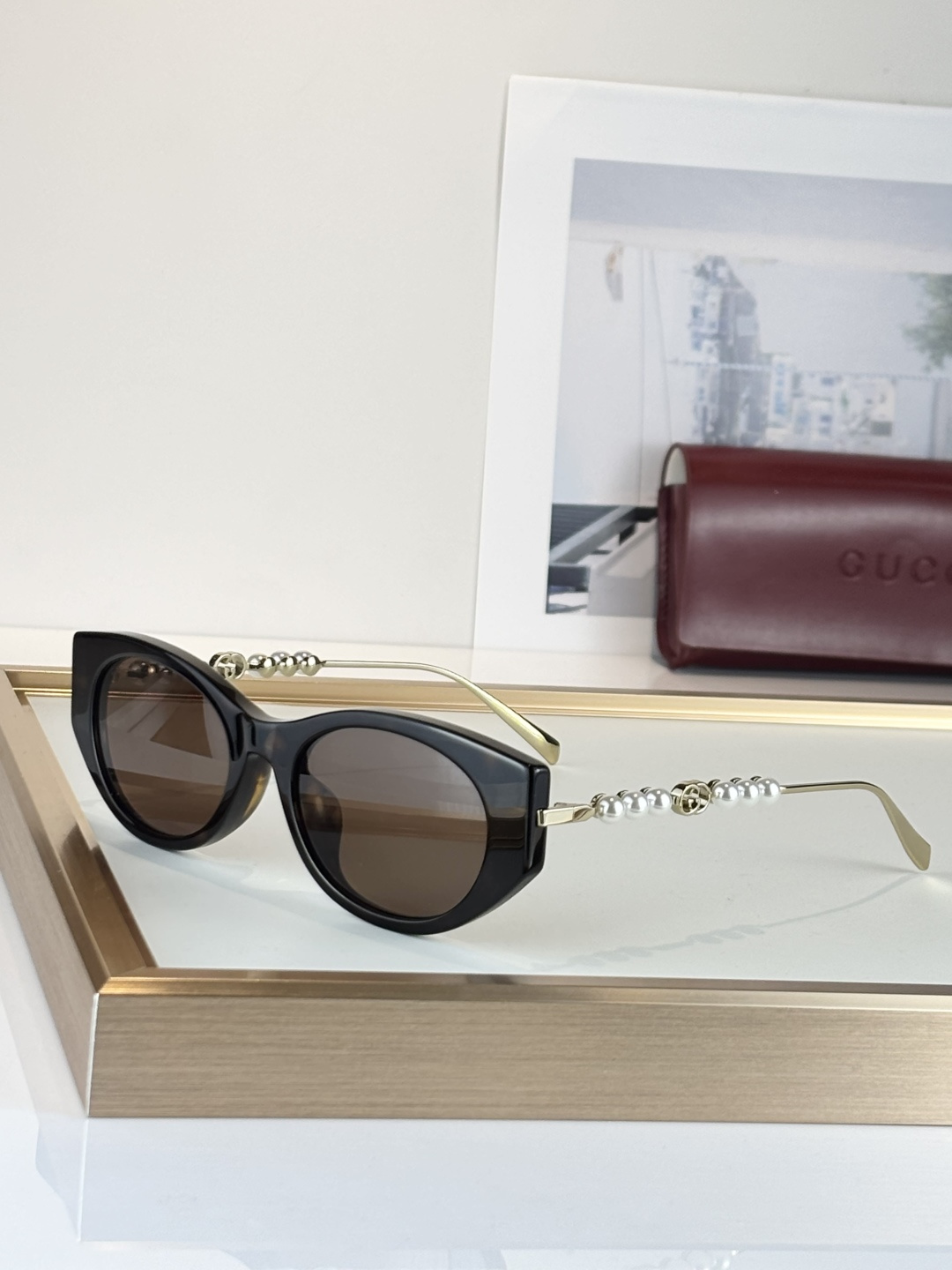 ToP quality GUCC*MOD:GG1970SA Size:54口19-145 XL倪妮同款墨