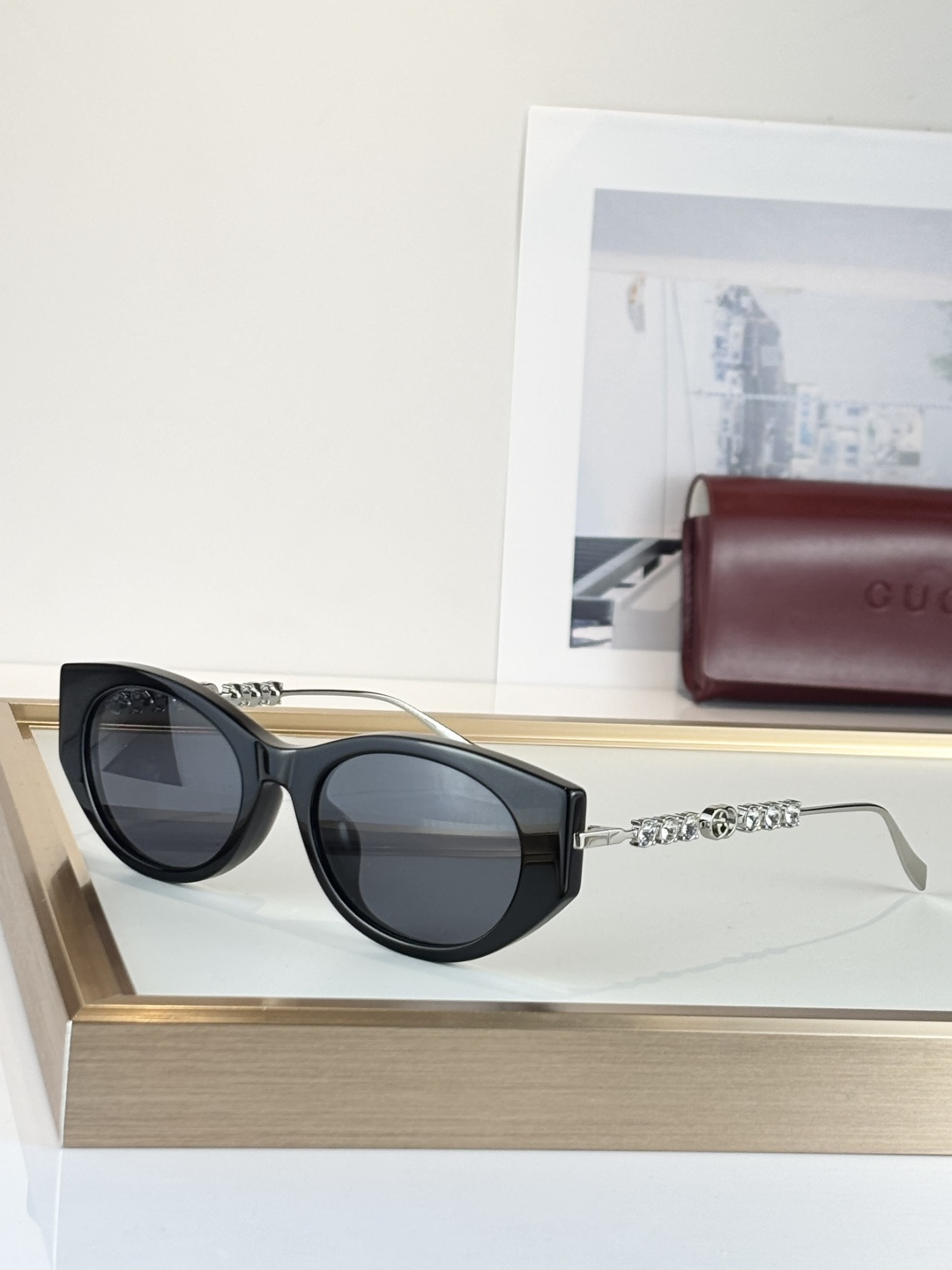 ToP quality GUCC*MOD:GG1970SA Size:54口19-145 XL倪妮同款墨