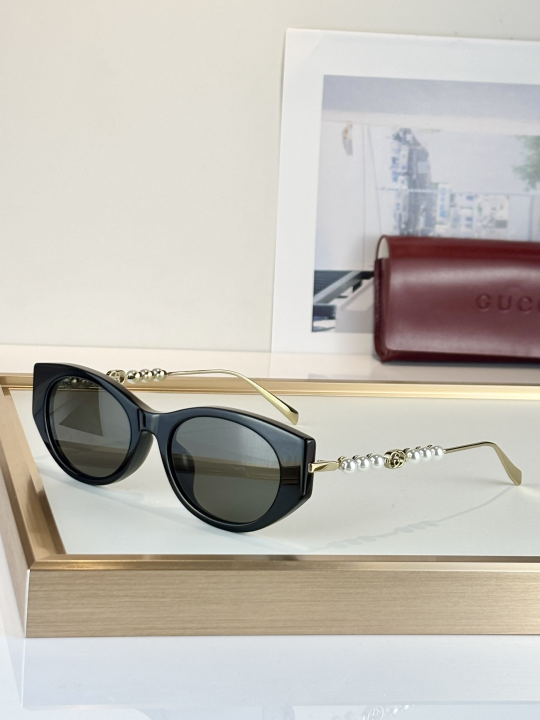 ToP quality GUCC*MOD:GG1970SA Size:54口19-145 XL倪妮同款墨