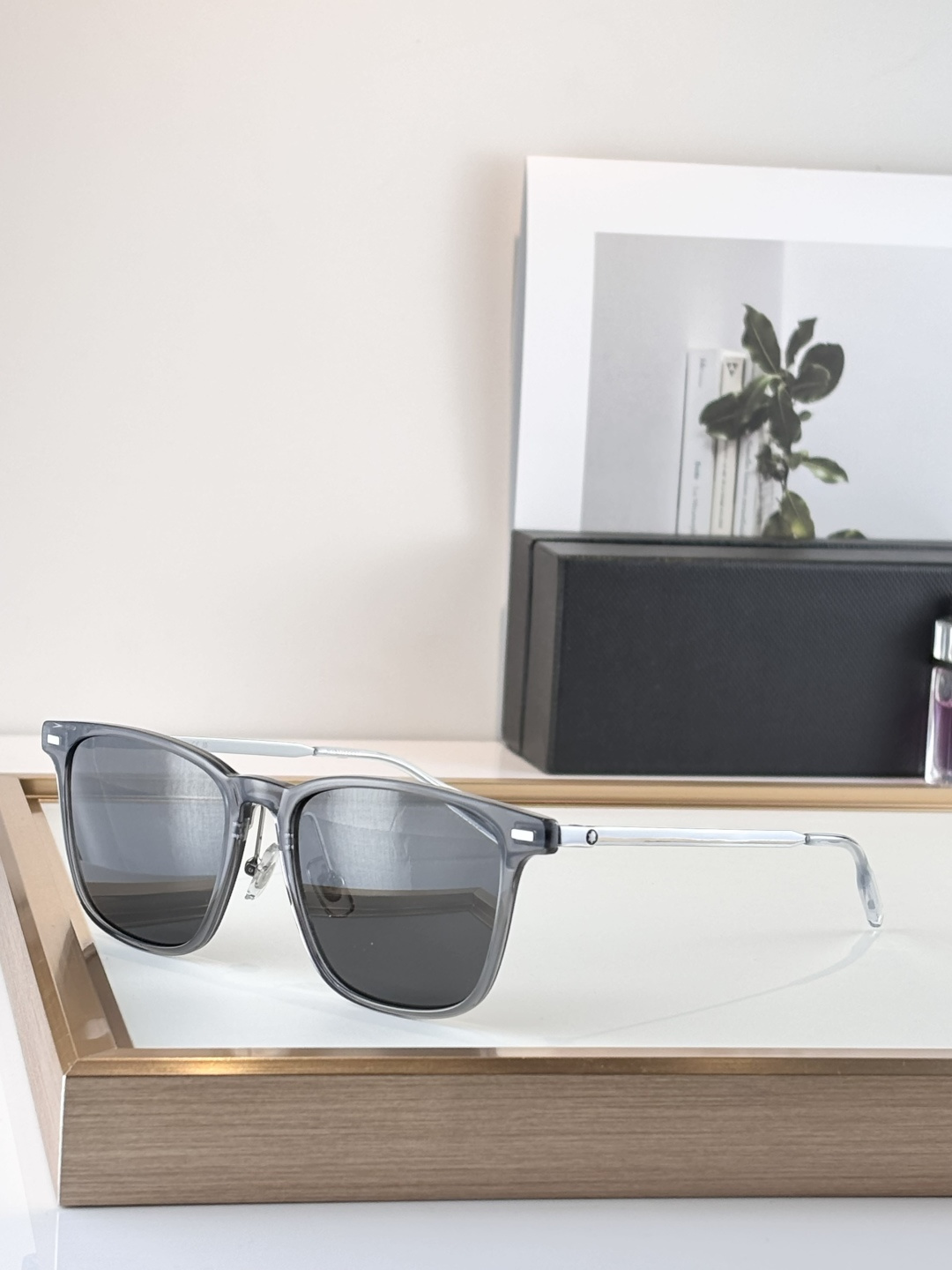 MONT BLANMODEL:MB0395ONSIZE: 52口18-145Titanium 钛 far