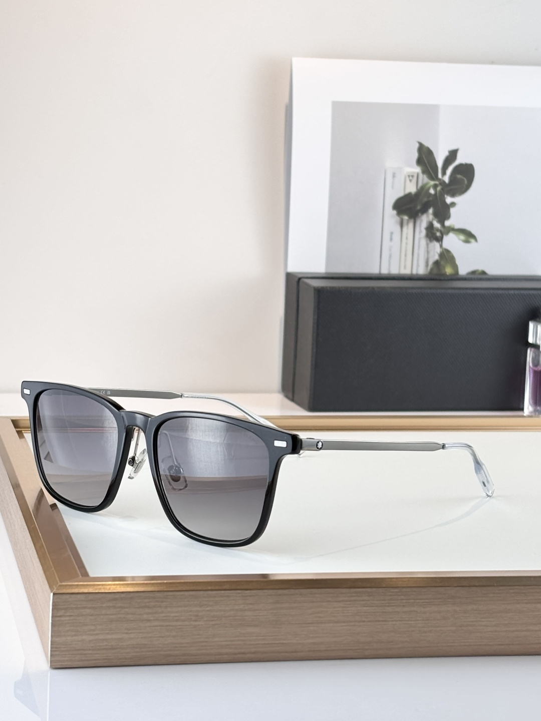 MONT BLANMODEL:MB0395ONSIZE: 52口18-145Titanium 钛 far