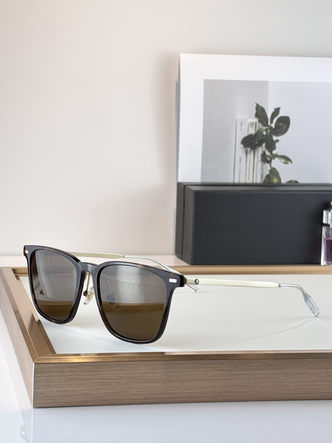 MONT BLANMODEL:MB0395ONSIZE: 52口18-145Titanium 钛 far