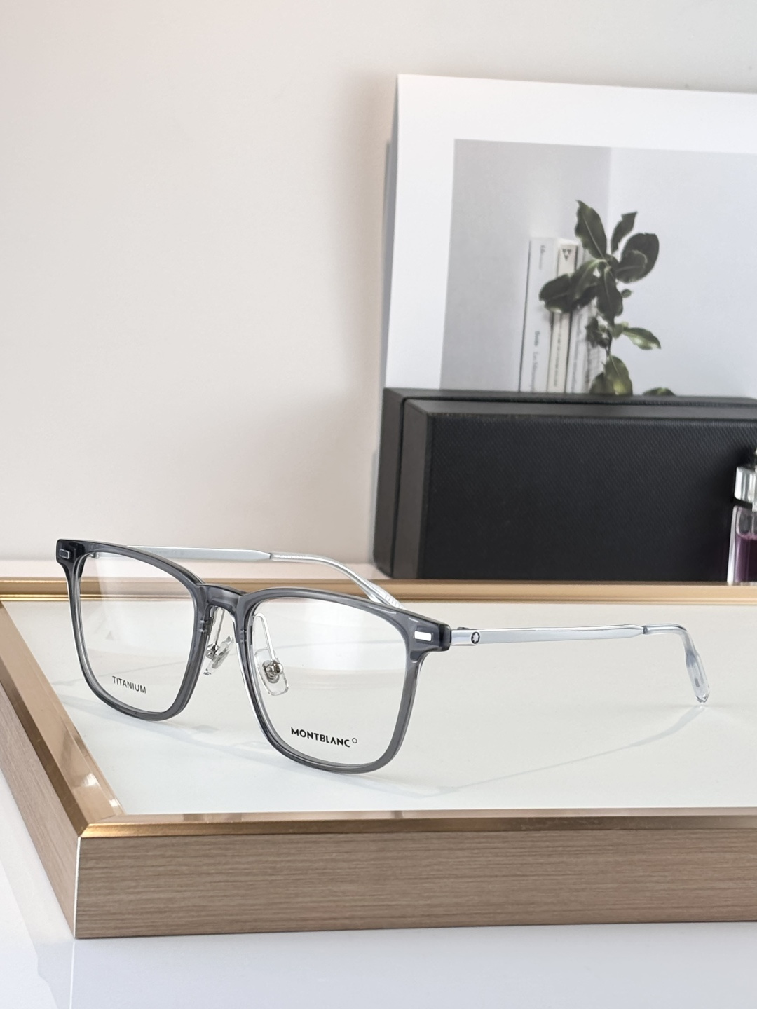 MONT BLANMODEL:MB0395ONSIZE: 52口18-145Titanium 钛 far