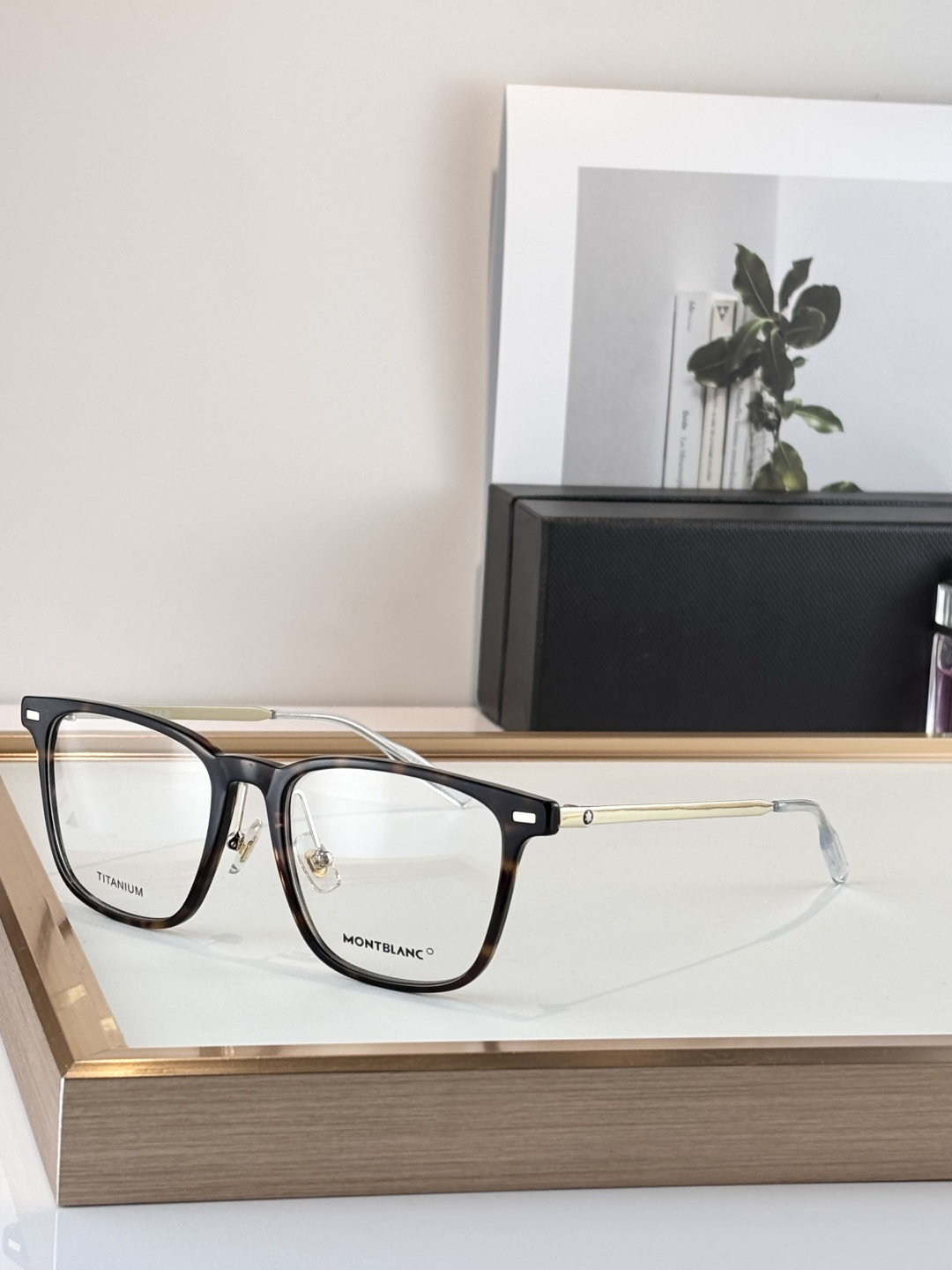 MONT BLANMODEL:MB0395ONSIZE: 52口18-145Titanium 钛 far