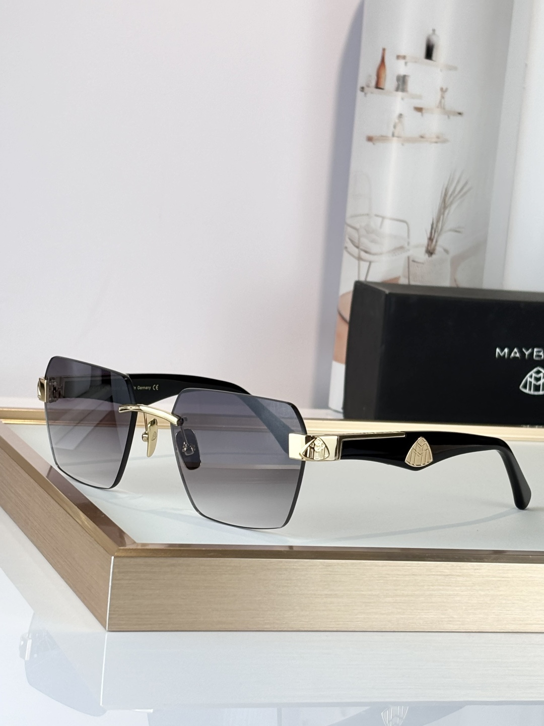 MaybachMod：The Magic ISize：59-17-140定制进口板料双色拼腿 采用K金真