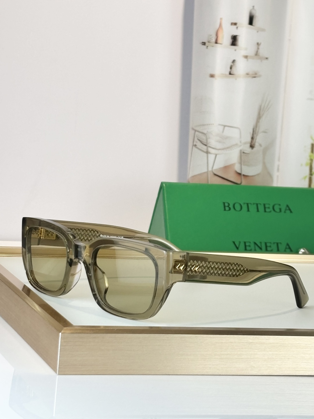 Bottega Venet*MODEL：BV1400SSIZE：51口22-140