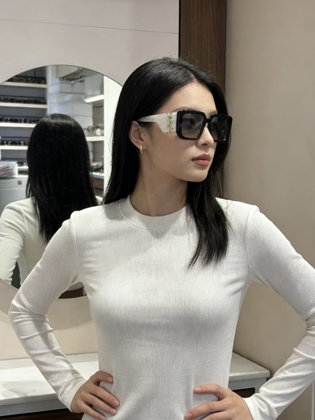 SAINT LAURENT Oversized MOD:SLM120Size:53-19-140