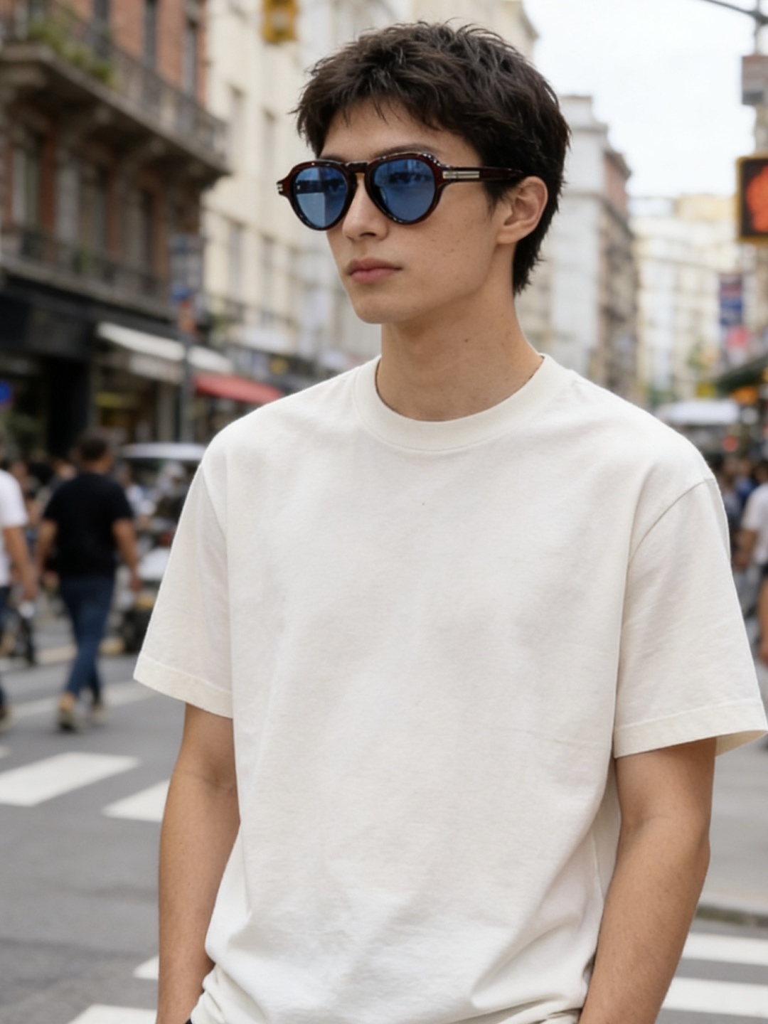 Mads Mikkelsen ZEGNAToP quality MOD：EZ0252Size：51口19