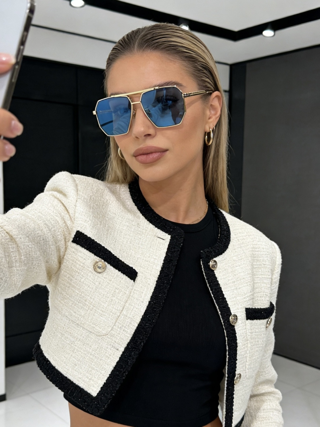 ToP quality Bottega VenetaBV1012S size：60口13-145✔️镭射