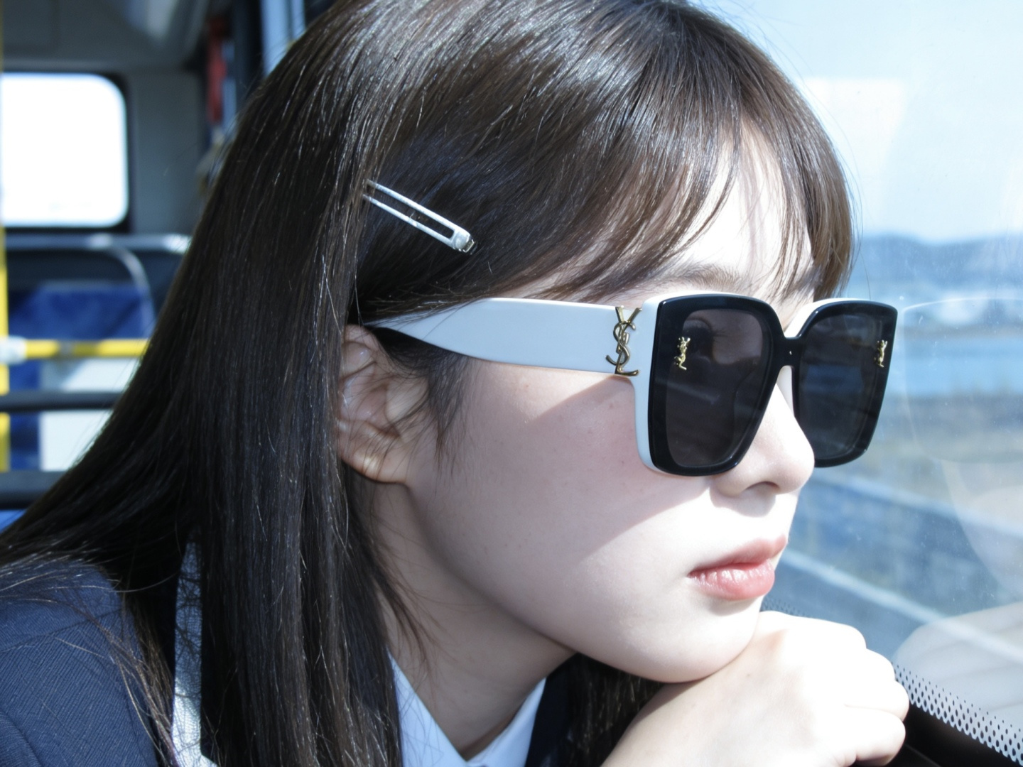 Oversized SAINT LAURENT Mod:SL99/FSIZE:144-0-145深斜面设