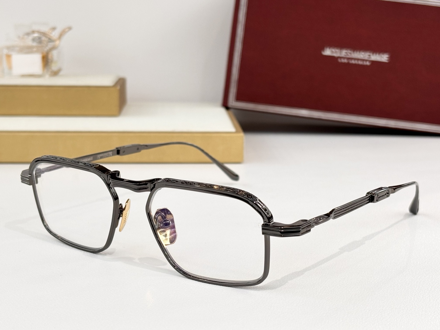 折叠复古JACQUES MARIE MAGE日本手工眼镜 MODEL：KOENIGSIZE:52-17