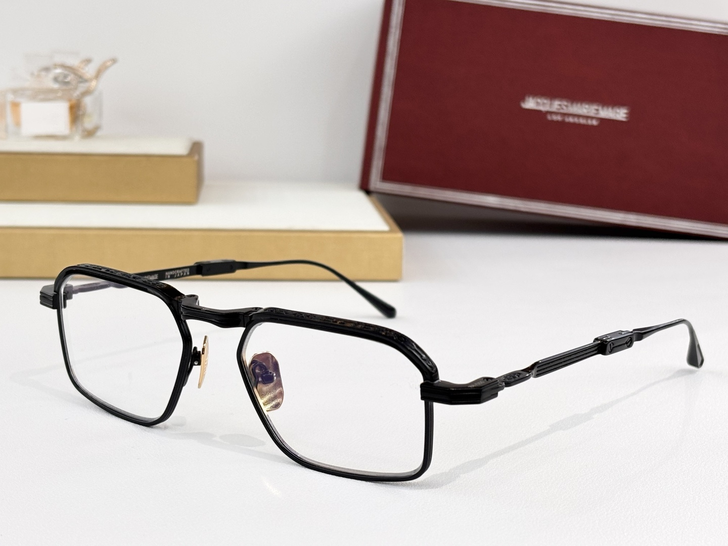 折叠复古JACQUES MARIE MAGE日本手工眼镜 MODEL：KOENIGSIZE:52-17