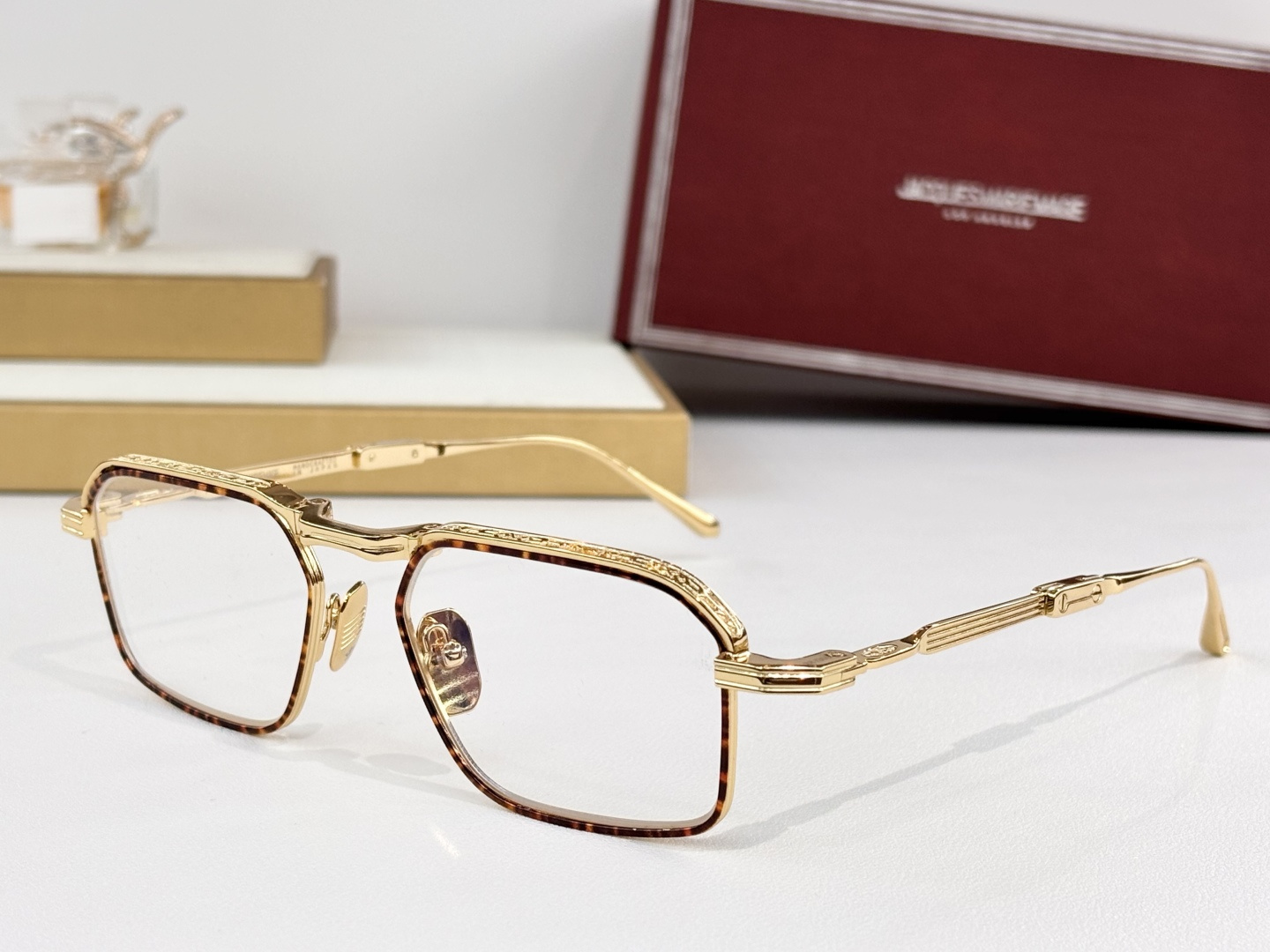 折叠复古JACQUES MARIE MAGE日本手工眼镜 MODEL：KOENIGSIZE:52-17