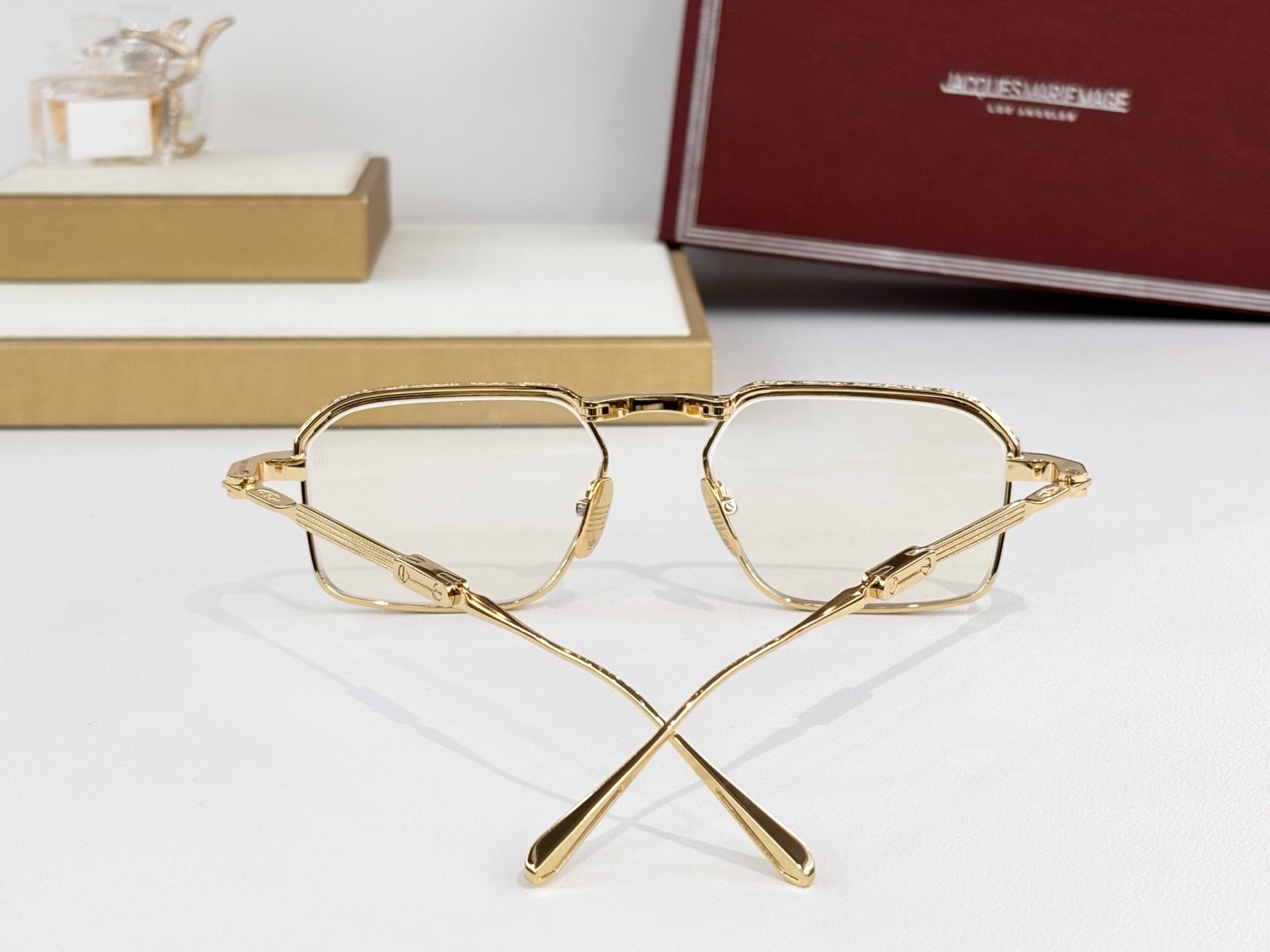 折叠复古JACQUES MARIE MAGE日本手工眼镜 MODEL：KOENIGSIZE:52-17