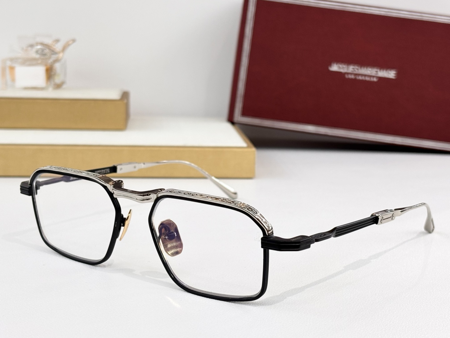 折叠复古JACQUES MARIE MAGE日本手工眼镜 MODEL：KOENIGSIZE:52-17