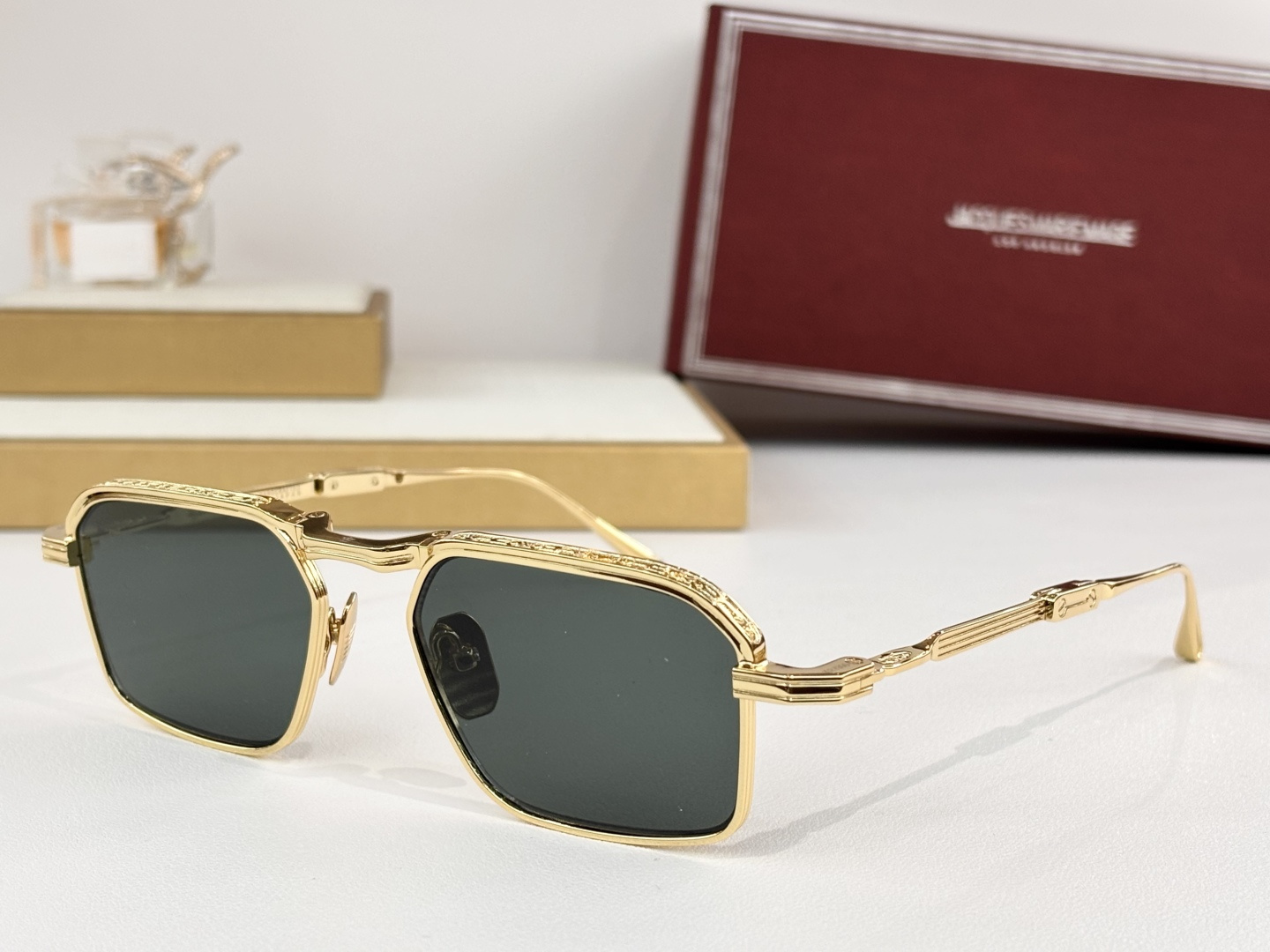 折叠复古JACQUES MARIE MAGE日本手工眼镜 MODEL：KOENIGSIZE:52-17