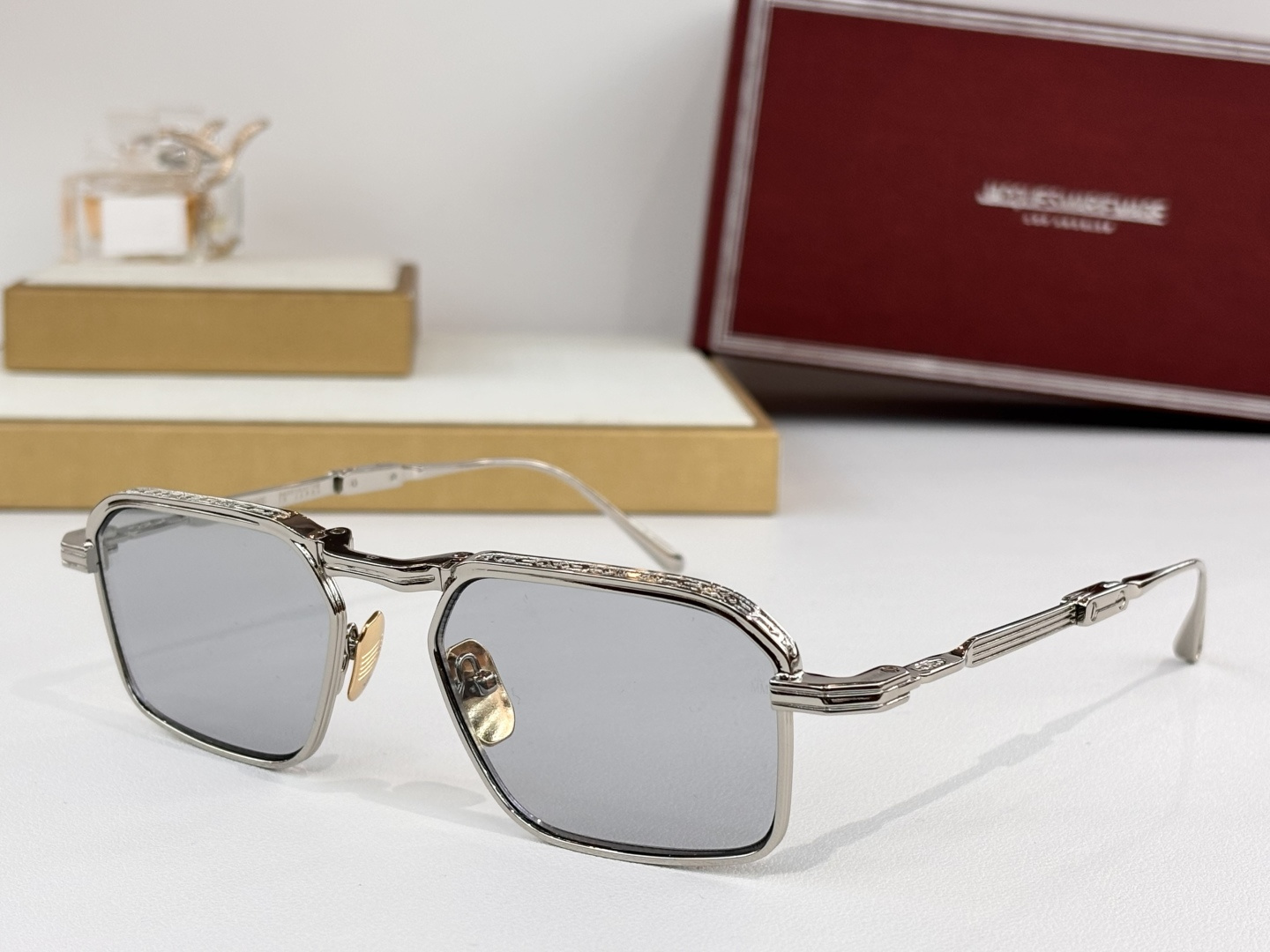 折叠复古JACQUES MARIE MAGE日本手工眼镜 MODEL：KOENIGSIZE:52-17