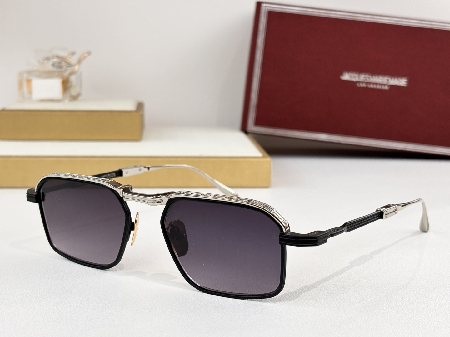 折叠复古JACQUES MARIE MAGE日本手工眼镜 MODEL：KOENIGSIZE:52-17