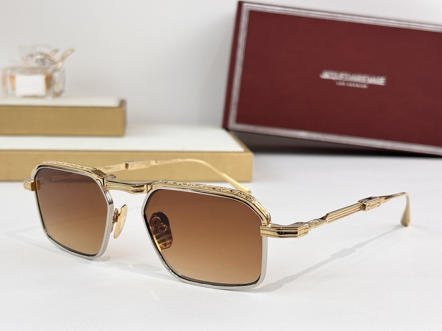 折叠复古JACQUES MARIE MAGE日本手工眼镜 MODEL：KOENIGSIZE:52-17