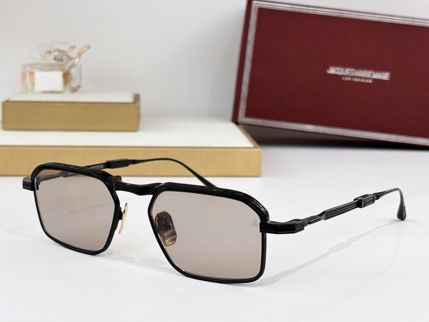 折叠复古JACQUES MARIE MAGE日本手工眼镜 MODEL：KOENIGSIZE:52-17