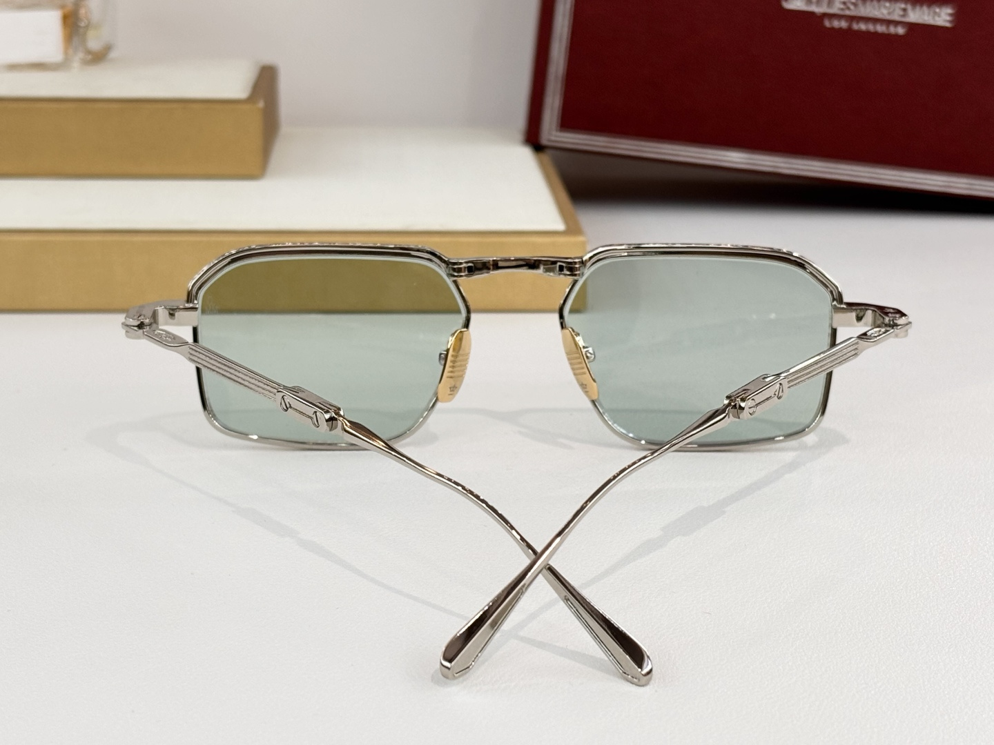 折叠复古JACQUES MARIE MAGE日本手工眼镜 MODEL：KOENIGSIZE:52-17