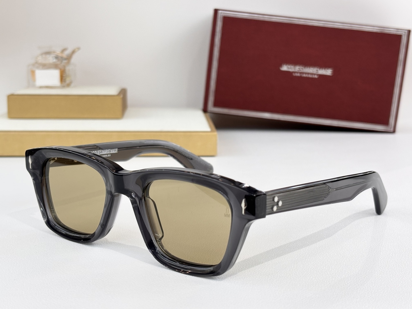 复古方形JACQUES MARIE MAGE日本手工眼镜 MODEL：SONATASIZE:48-21