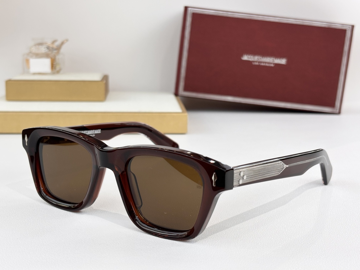 复古方形JACQUES MARIE MAGE日本手工眼镜 MODEL：SONATASIZE:48-21