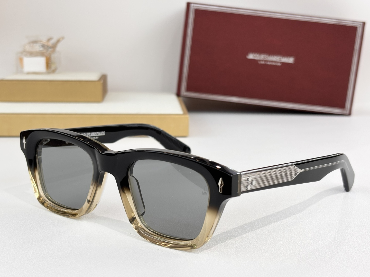 复古方形JACQUES MARIE MAGE日本手工眼镜 MODEL：SONATASIZE:48-21