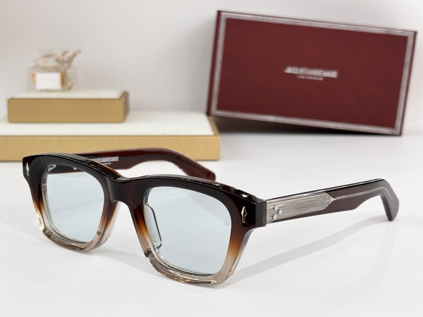 复古方形JACQUES MARIE MAGE日本手工眼镜 MODEL：SONATASIZE:48-21