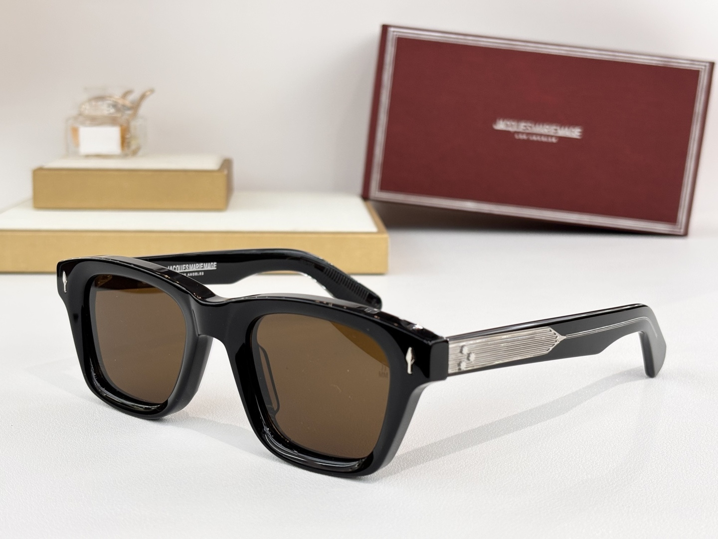 复古方形JACQUES MARIE MAGE日本手工眼镜 MODEL：SONATASIZE:48-21