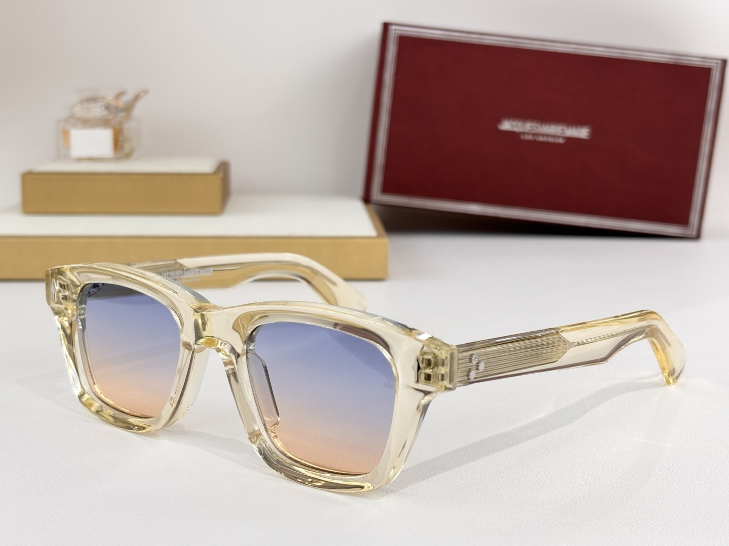 复古方形JACQUES MARIE MAGE日本手工眼镜 MODEL：SONATASIZE:48-21