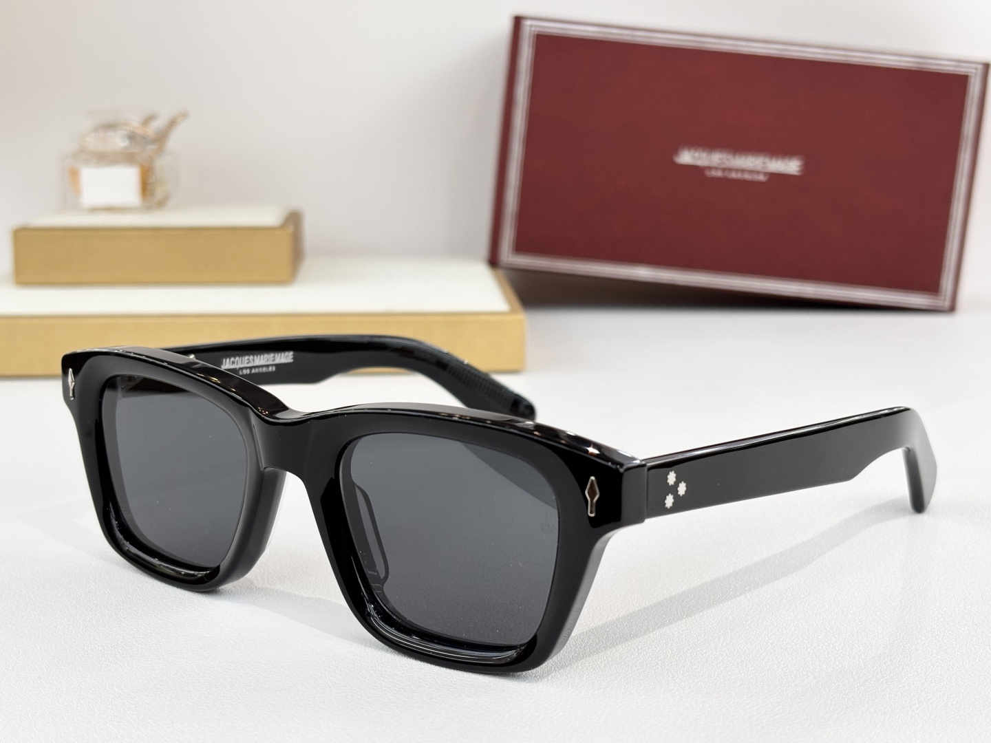 复古方形JACQUES MARIE MAGE日本手工眼镜 MODEL：SONATASIZE:48-21