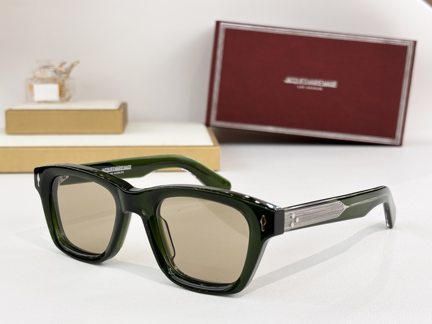 复古方形JACQUES MARIE MAGE日本手工眼镜 MODEL：SONATASIZE:48-21