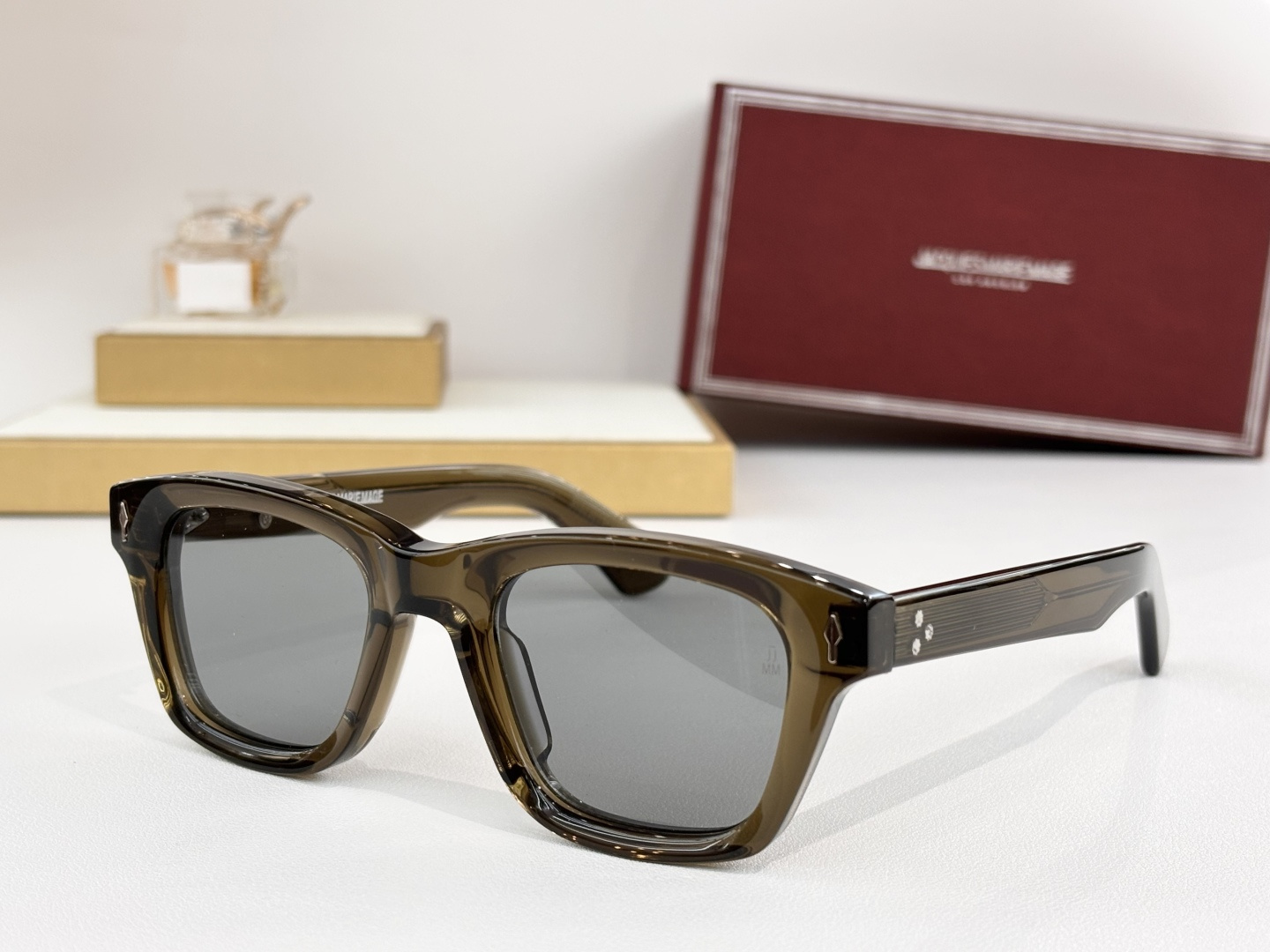 复古方形JACQUES MARIE MAGE日本手工眼镜 MODEL：SONATASIZE:48-21