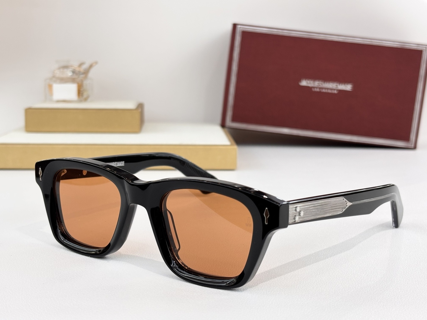 复古方形JACQUES MARIE MAGE日本手工眼镜 MODEL：SONATASIZE:48-21