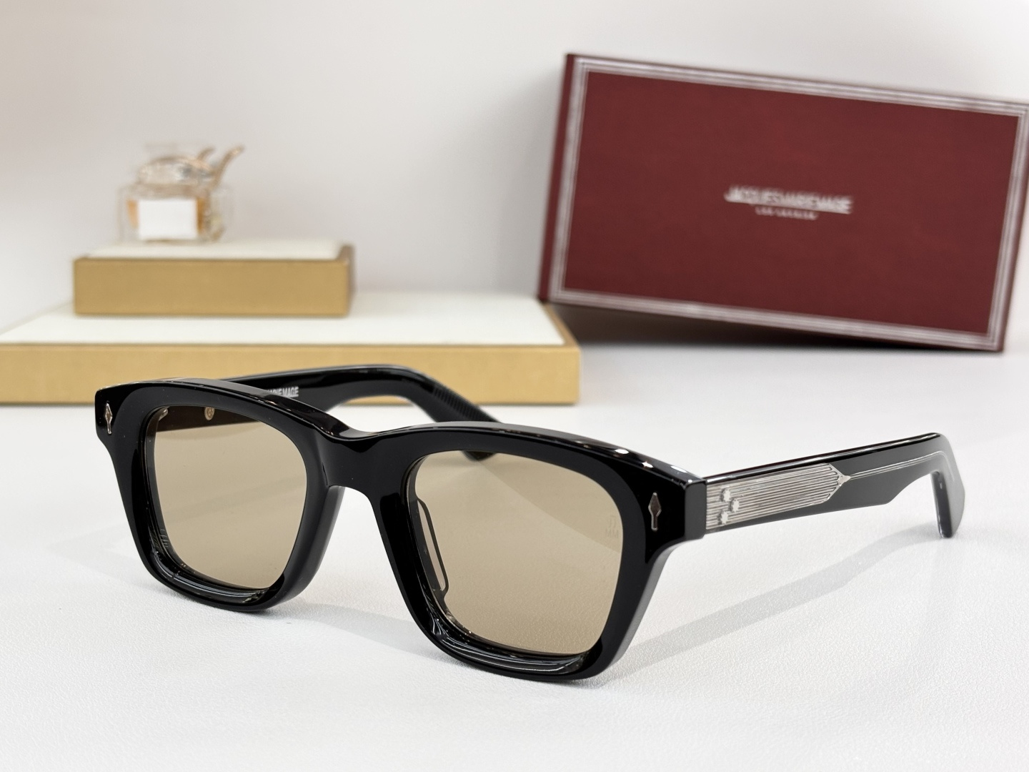 复古方形JACQUES MARIE MAGE日本手工眼镜 MODEL：SONATASIZE:48-21