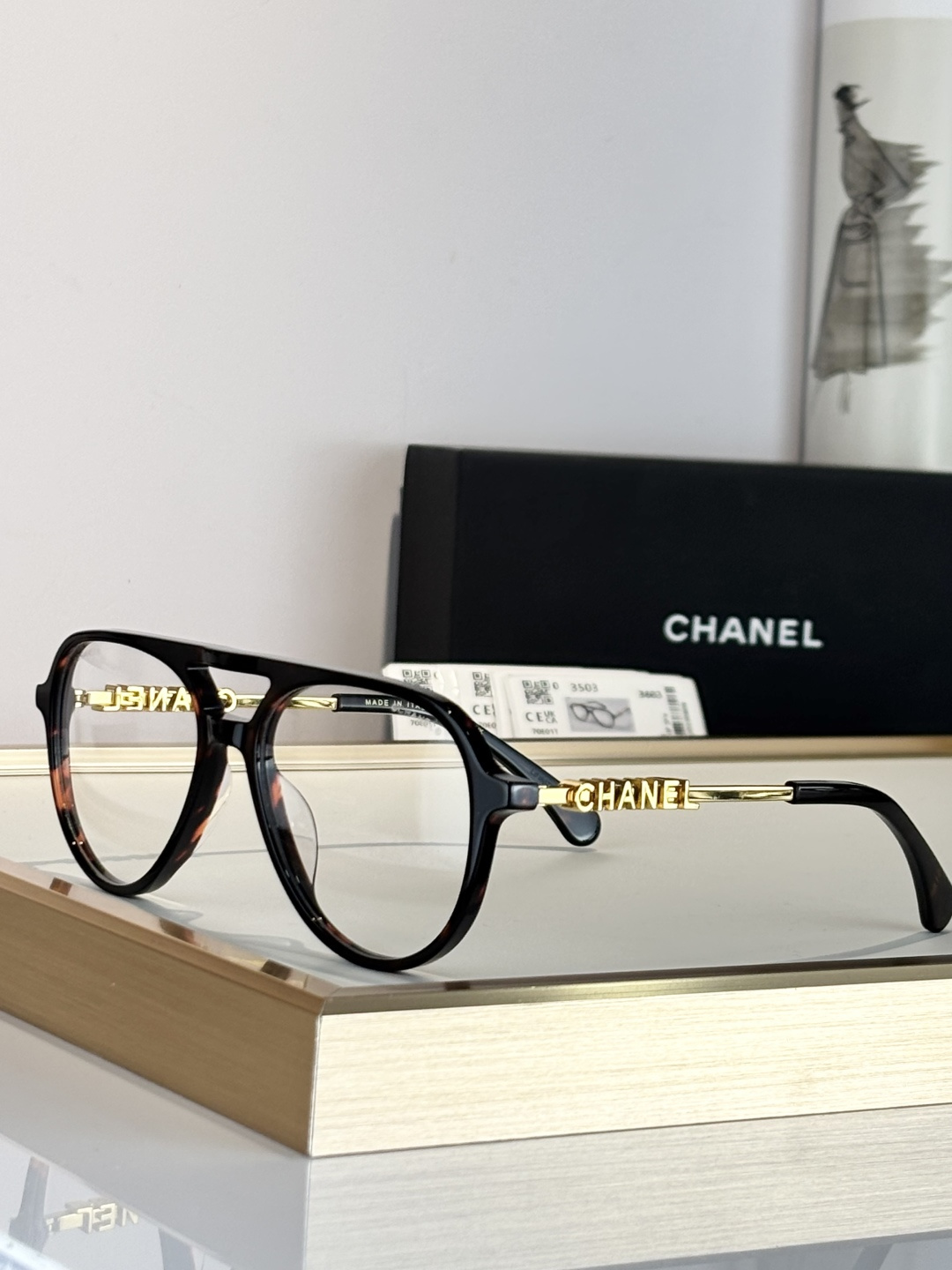 CHANEL￼MODEL：3503 SIZE：56口18-140