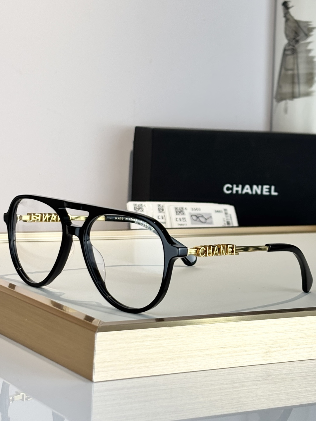 CHANEL￼MODEL：3503 SIZE：56口18-140