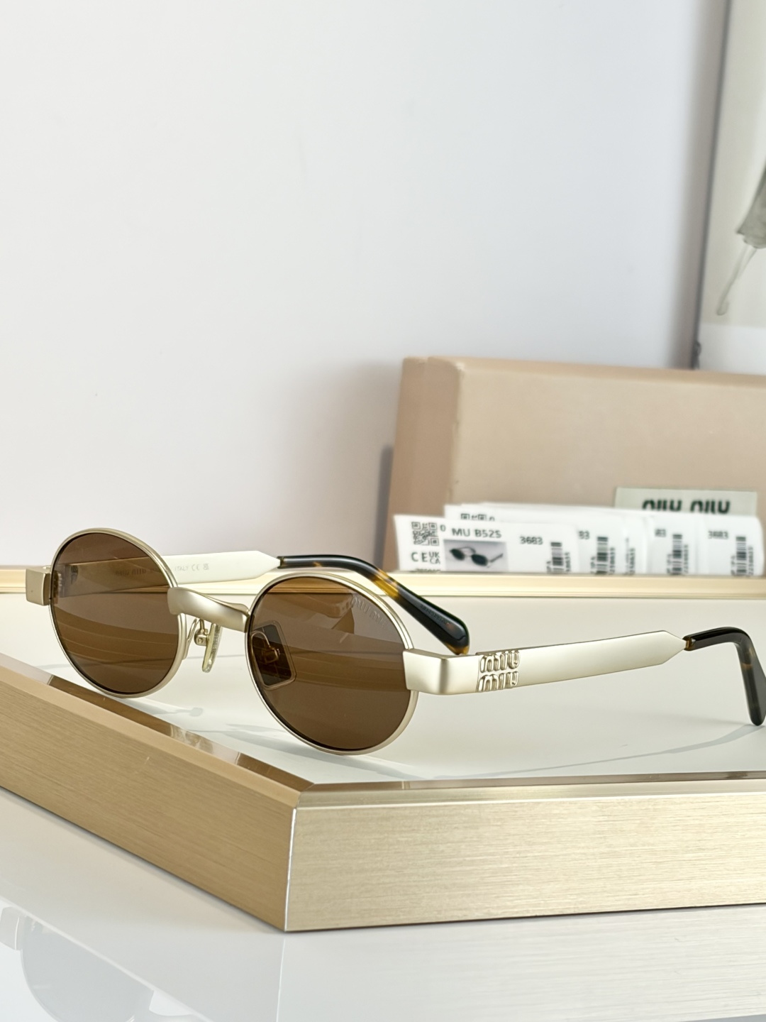 MIU MIUMODEL:MU B51SSIZE：47口21-135