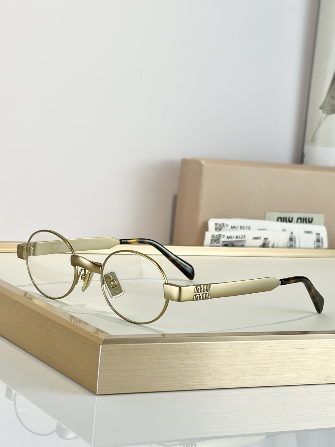 MIU MIUMODEL:MU B51SSIZE：47口21-135